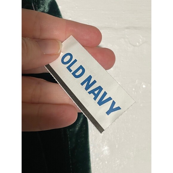 NWT Old Navy Green Velvet Taylor Wide Leg Pants High Rise Trousers Womens 2X - Picture 12 of 16